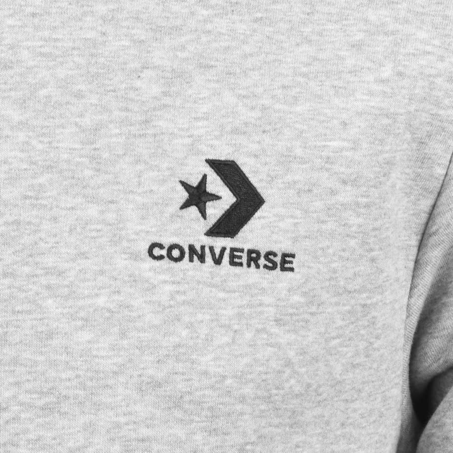 Alternative Image for ProductConverse Star Chevron Logo Sweatshirt Grey3
